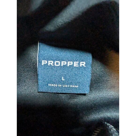 Propper Kinetic Men L Quarter Zip Pullover Zip Pockets Pouches Stretch Tactical - Picture 6 of 7